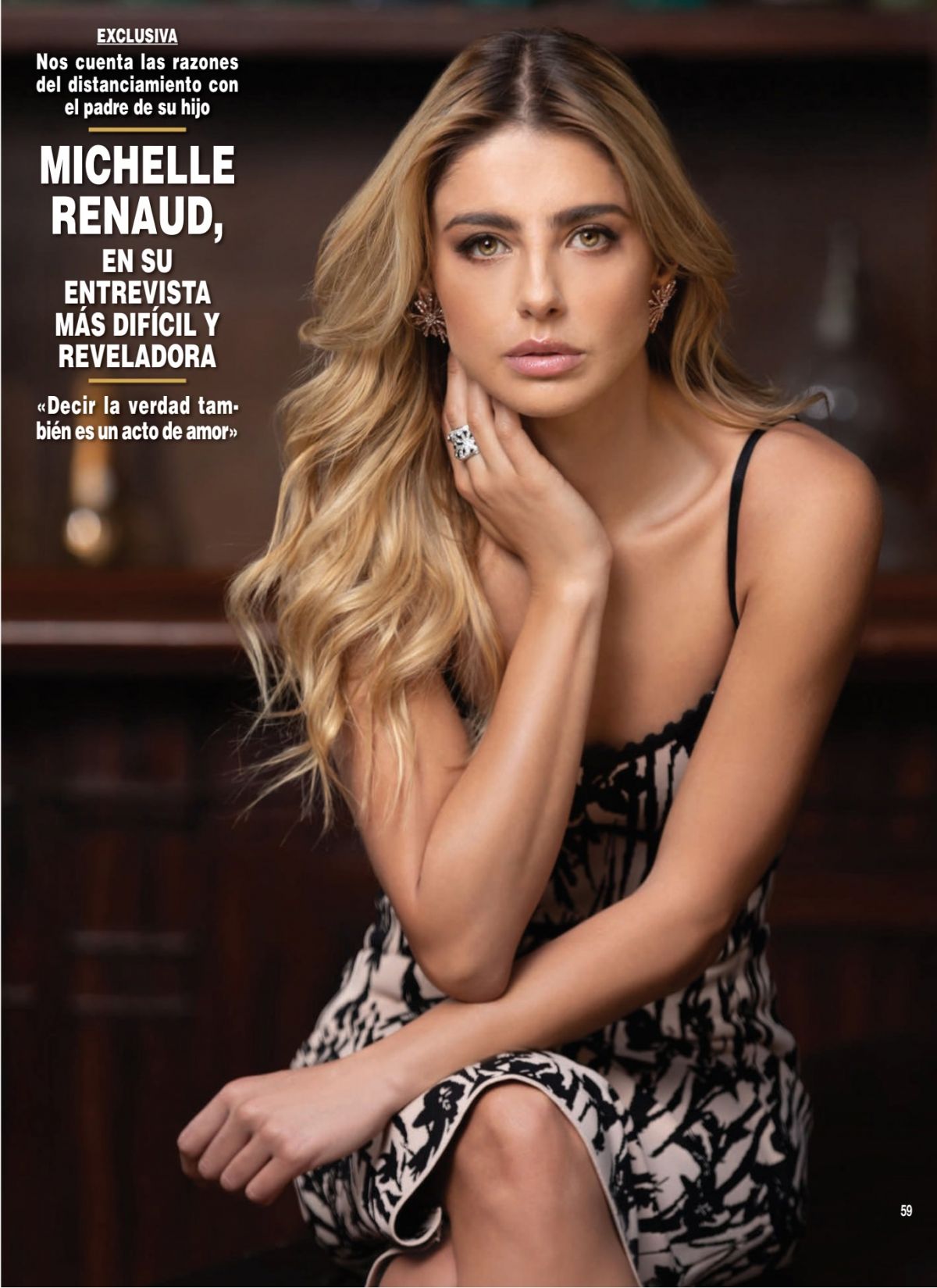 Michelle Renaud In Hola Magazine Mexico February 2022 Hawtcelebs