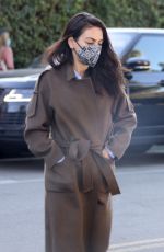 MILA KUNIS and Ashton Kutcher Out in Los Angeles 02/07/2022