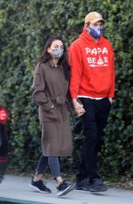 MILA KUNIS and Ashton Kutcher Out in Los Angeles 02/07/2022