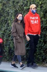 MILA KUNIS and Ashton Kutcher Out in Los Angeles 02/07/2022