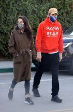 MILA KUNIS and Ashton Kutcher Out in Los Angeles 02/07/2022