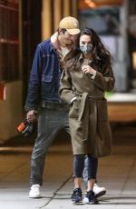 MILA KUNIS and Ashton Kutcher Out with Friends for Sushi at Onizuka LA in West Hollywood 02/02/2022