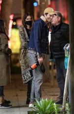 MILA KUNIS and Ashton Kutcher Out with Friends for Sushi at Onizuka LA in West Hollywood 02/02/2022