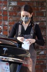 MILA KUNIS Leave Buds & Roses Cannabis Store in Los Angeles 02/05/2022