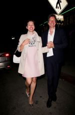 MILLA JOVOVICH Leaves Prada Event in Los Angeles 02/16/2022