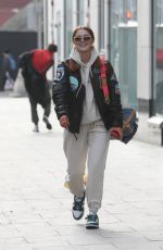 MISSY KEATING Arrives at DWTS Rehearsals in Dublin 01/31/2022
