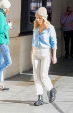 MOLLIE KING Leaves BBC Studios in London 02/24/2022
