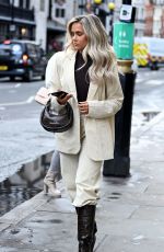 MOLLY MAE HAGUE Out and About in London 02/14/2022