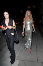MUNROE BERGDORF Arrives at 180 Strand in London 02/08/2022