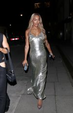 MUNROE BERGDORF Arrives at 180 Strand in London 02/08/2022