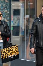 NADIYA BYCHKOVA and Kai Widdrington Out Shopping in Liverpool 02/03/2022