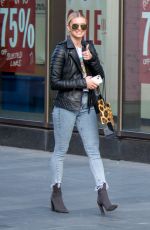 NADIYA BYCHKOVA and Kai Widdrington Out Shopping in Liverpool 02/03/2022
