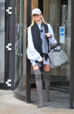 NADIYA BYCHKOVA Leaves Her Hotel in Liverpool 02/04/2022