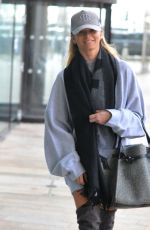 NADIYA BYCHKOVA Leaves Her Hotel in Liverpool 02/04/2022