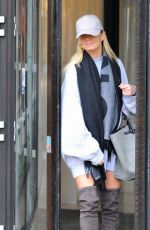 NADIYA BYCHKOVA Leaves Her Hotel in Liverpool 02/04/2022