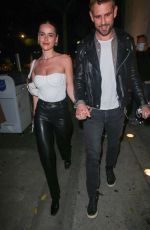 NATALIE JOY Out for Dinner at Craig
