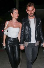 NATALIE JOY Out for Dinner at Craig