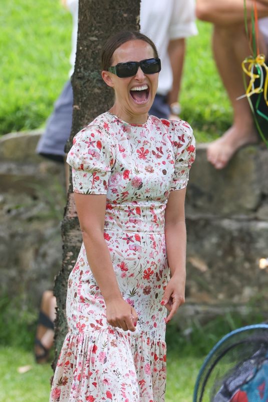NATALIE PORTMAN at a Birthday Party in Sydney 02/20/2022