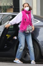 NATALIE PORTMAN Leaves La La Ling Store in Los Angeles 01/31/2022