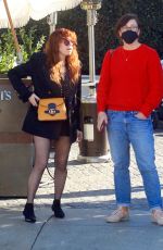 NATASHA LYONNE Out for Lunch at Cecconi