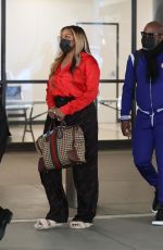 NENE LEAKES Arrives at LAX Airport in Los Angeles 02/06/2022