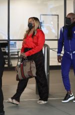NENE LEAKES Arrives at LAX Airport in Los Angeles 02/06/2022