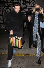 NICOLA PELTZ and Brooklyn Beckham Leaves Craig