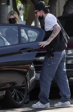 NICOLA PELTZ and Brooklyn Beckham Out for Coffee in West Hollywood 02/06/2022