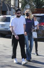 NICOLA PELTZ and Brooklyn Beckham Out Shopping on Abbot Kinney in Venice Beach 02/11/2022