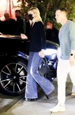 NICOLA PELTZ Out for Dinner with Friends at Matsuhisa in Beverly Hills 02/04/2022