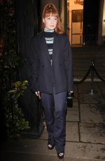 NICOLA ROBERTS at Daniel W. Fletcher Fashion Show in London 02/19/2022