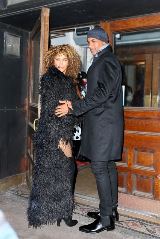 NICOLE ARI PARKER Arrives at LaQuan Smith Show at New York Fashion Week 02/14/2022