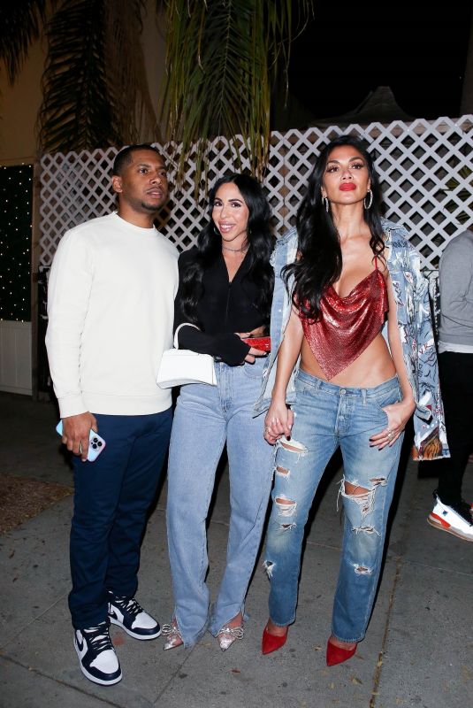NICOLE SCHERZINGER and Friends at Delilah in West Hollywood 02/13/2022