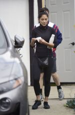 NICOLE SCHERZINGER Leaves Personal Training Session in Los Angeles 02/03/2022
