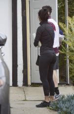 NICOLE SCHERZINGER Leaves Personal Training Session in Los Angeles 02/03/2022