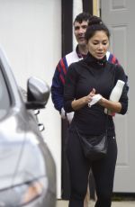 NICOLE SCHERZINGER Leaves Personal Training Session in Los Angeles 02/03/2022