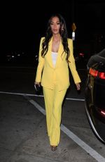 NICOLE SCHERZINGER Out for Dinner at Catch LA in West Hollywood 02/05/2022