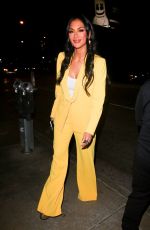 NICOLE SCHERZINGER Out for Dinner at Catch LA in West Hollywood 02/05/2022