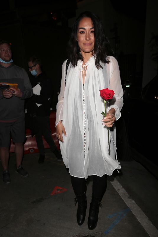 NIKKI and BRIE BELLA at Craig’s in West Hollywood 02/14/2022