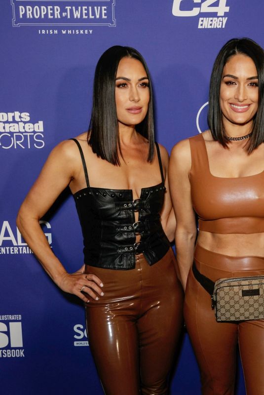 NIKKI and BRIE BELLA at Sports Illustrated Super Bowl Party in Los Angeles 02/12/2022