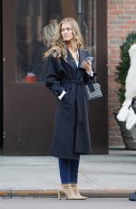 NINA AGDAL Out and About in New York 02/10/2022