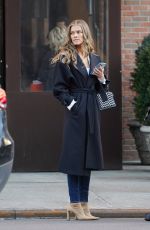 NINA AGDAL Out and About in New York 02/10/2022