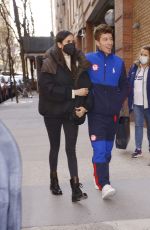 NINA DOBREV and Shaun White Out in New York 02/16/2022