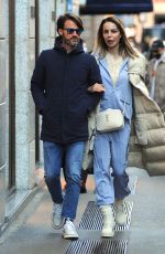 NINA MORIC at a Perfumery in Via Montenapoleone in Milan 02/02/2022