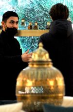 NINA MORIC at a Perfumery in Via Montenapoleone in Milan 02/02/2022