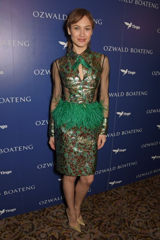 OLGA KURYLENKO at Ozwald Boateng Show at London Fashion Week 02/21/2022