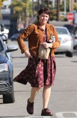 OLIVIA COLMAN Out Shopping in Santa Monica 02/08/2022