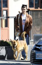 OLIVIA JADE and ISABELLA ROSE GIANNULLI Out with Their Dog in West Hollywood 02/03/2022