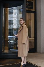 OLIVIA PALERMO Arrives at Her Hotel in Milan 02/24/2022