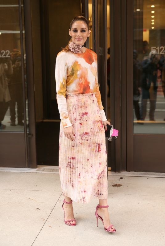 OLIVIA PALERMO at Jason Wu Fashion Show in New York 02/12/2022